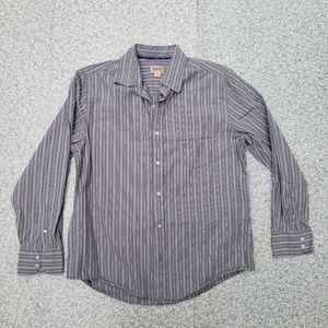 Mossimo Supply CO Large Grey Button Up Shirt